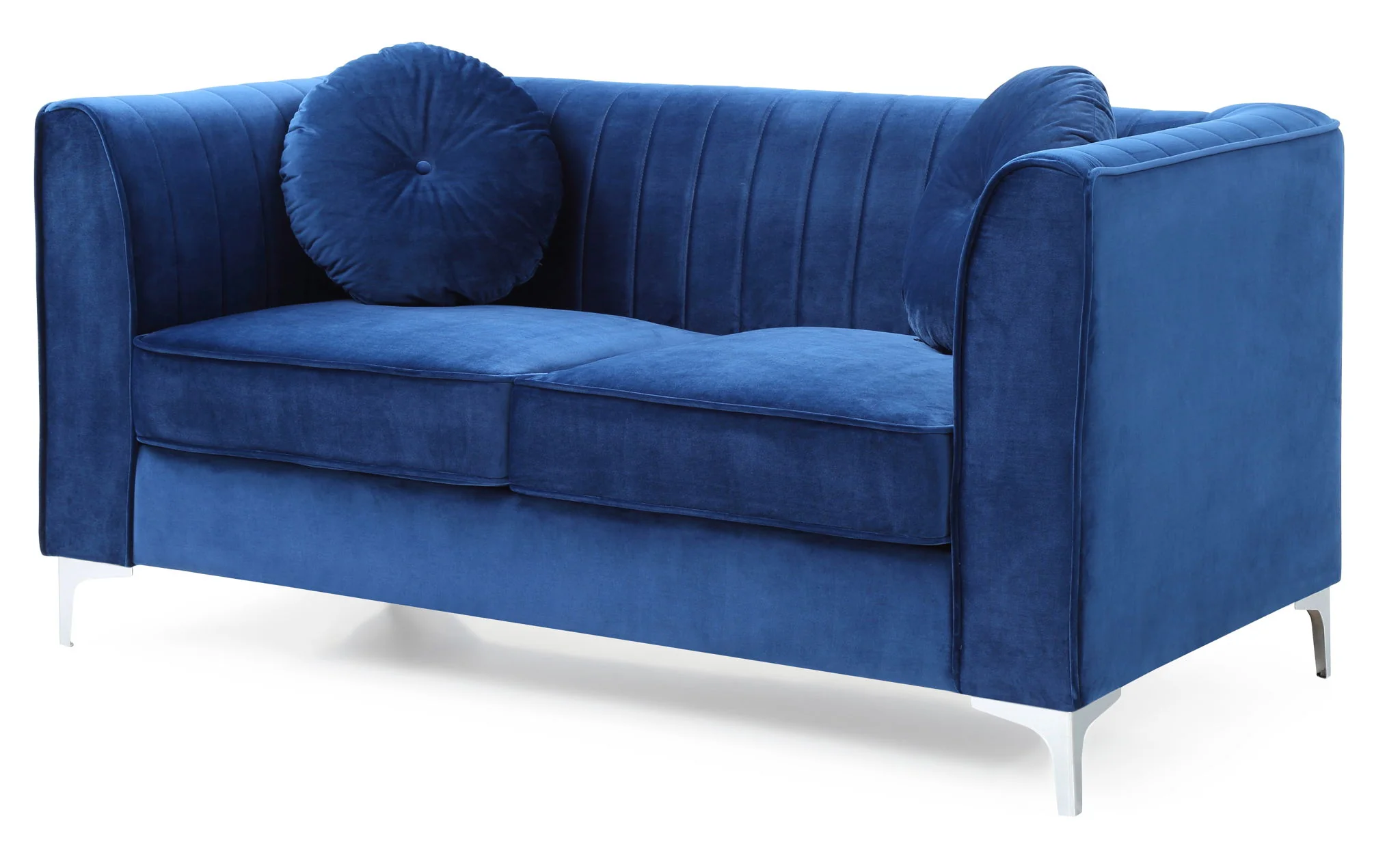 8863-glam-styled-micro-suede-loveseat-7.webp Glam Styled Micro Suede Loveseat