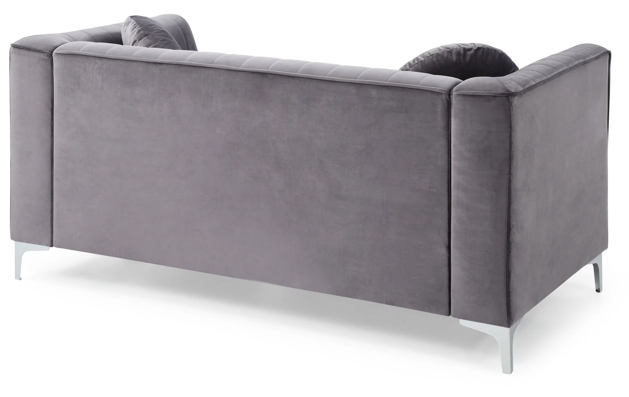 8863-glam-styled-micro-suede-loveseat-8.webp Glam Styled Micro Suede Loveseat
