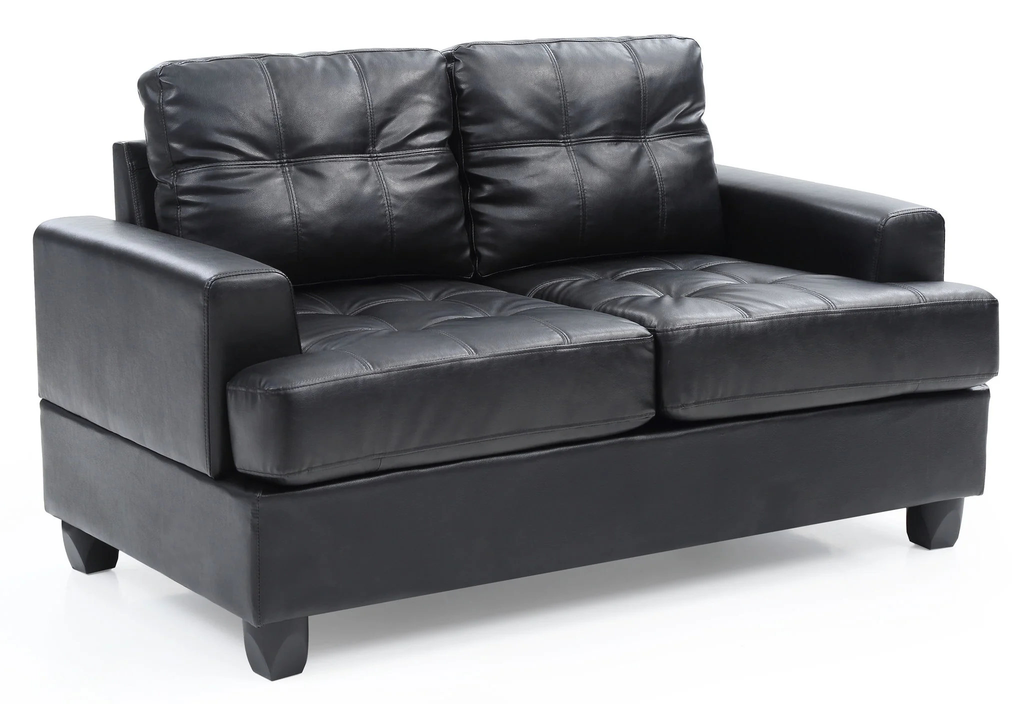 Stylish Transitional Loveseat For Two