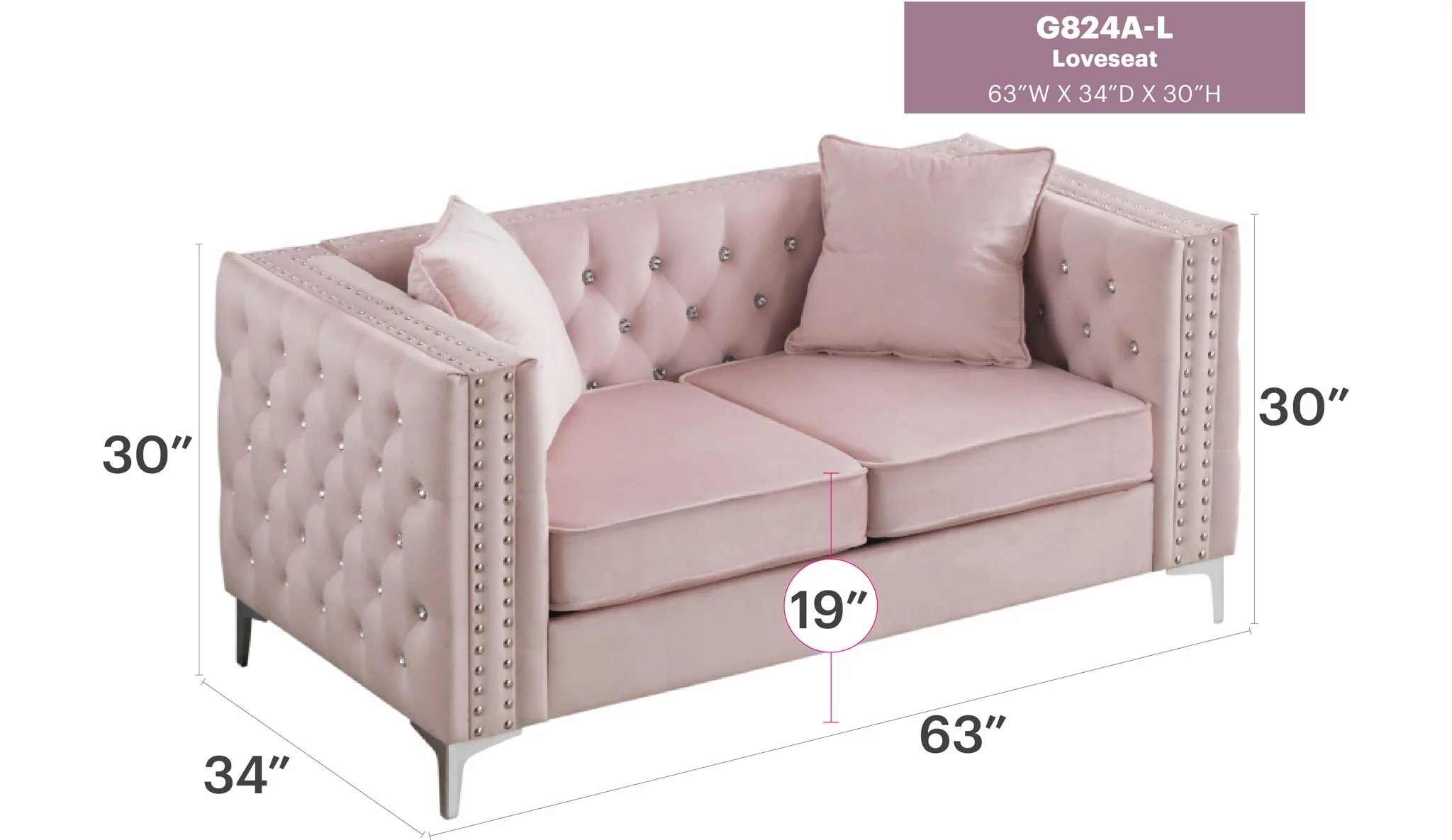 8889-elegant-track-arm-loveseat-12.webp Elegant Track Arm Loveseat