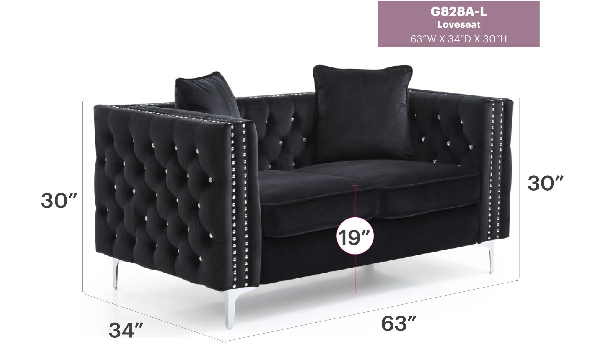 8889-elegant-track-arm-loveseat-21.webp Elegant Track Arm Loveseat