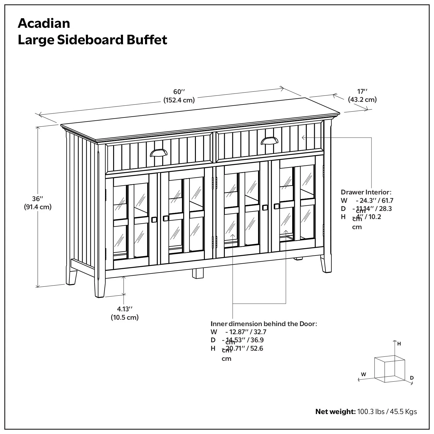 9020-acadian-large-sideboard-buffet-brown-4.webp Acadian - Large Sideboard Buffet - Brown