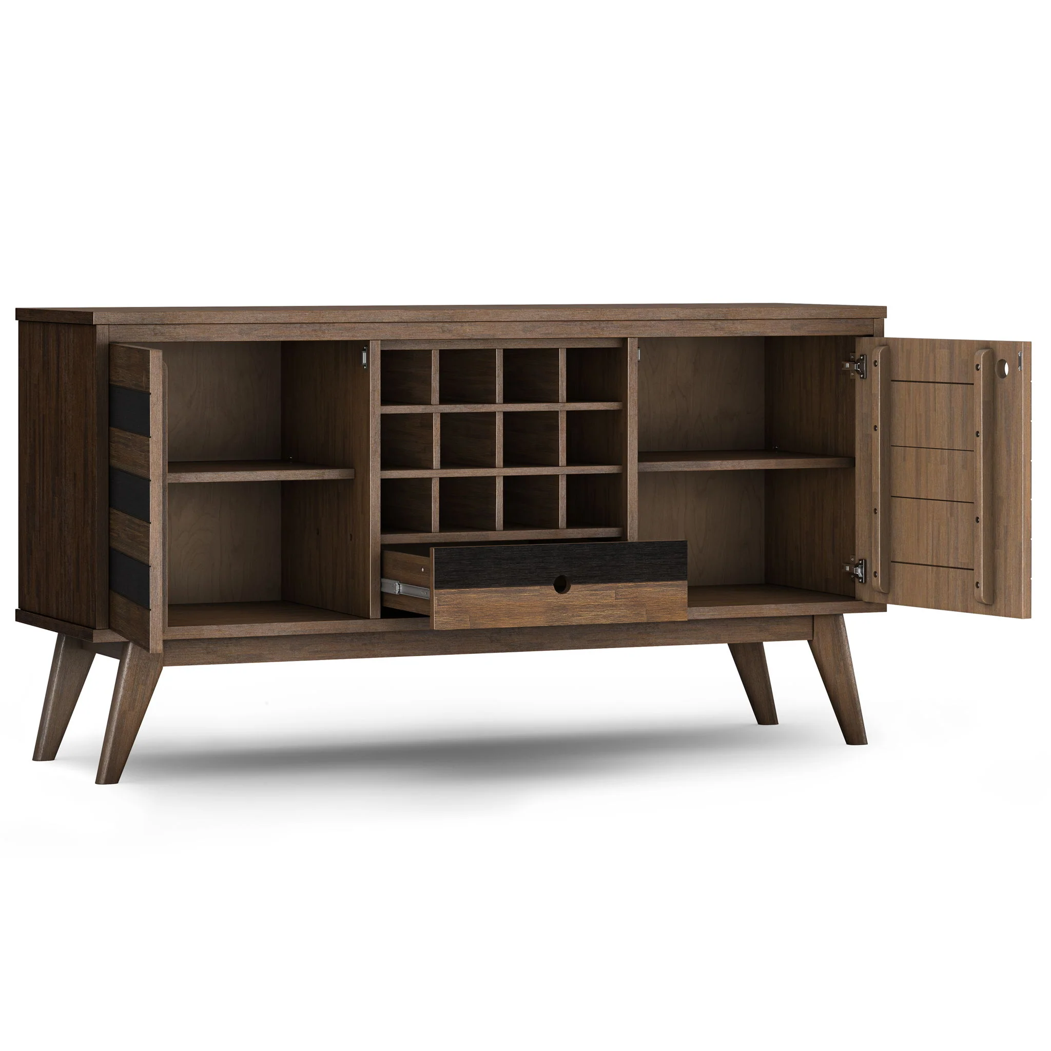 9021-clarkson-sideboard-with-storage-brown-2.webp Clarkson - Sideboard With Storage - Brown