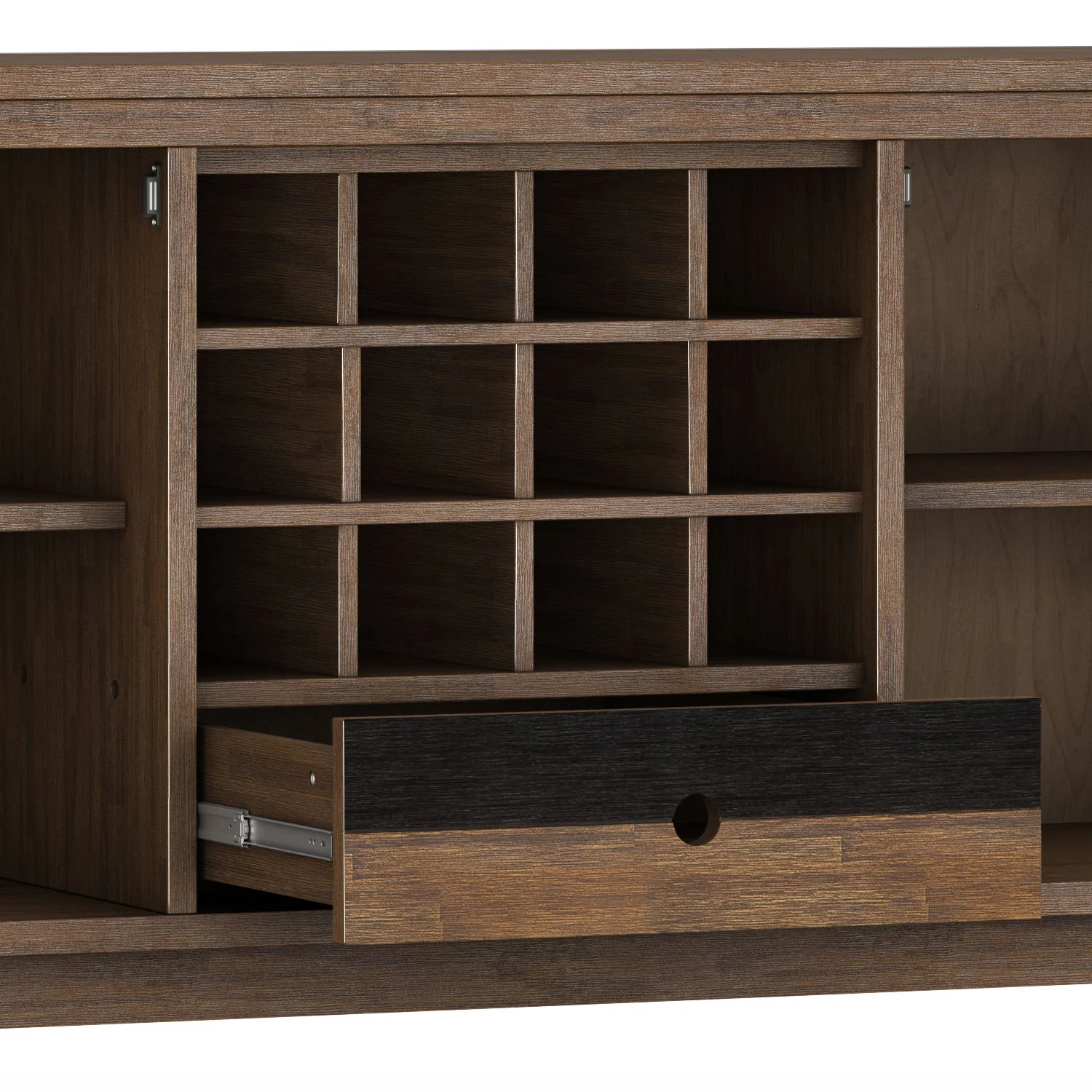 9021-clarkson-sideboard-with-storage-brown-3.webp Clarkson - Sideboard With Storage - Brown