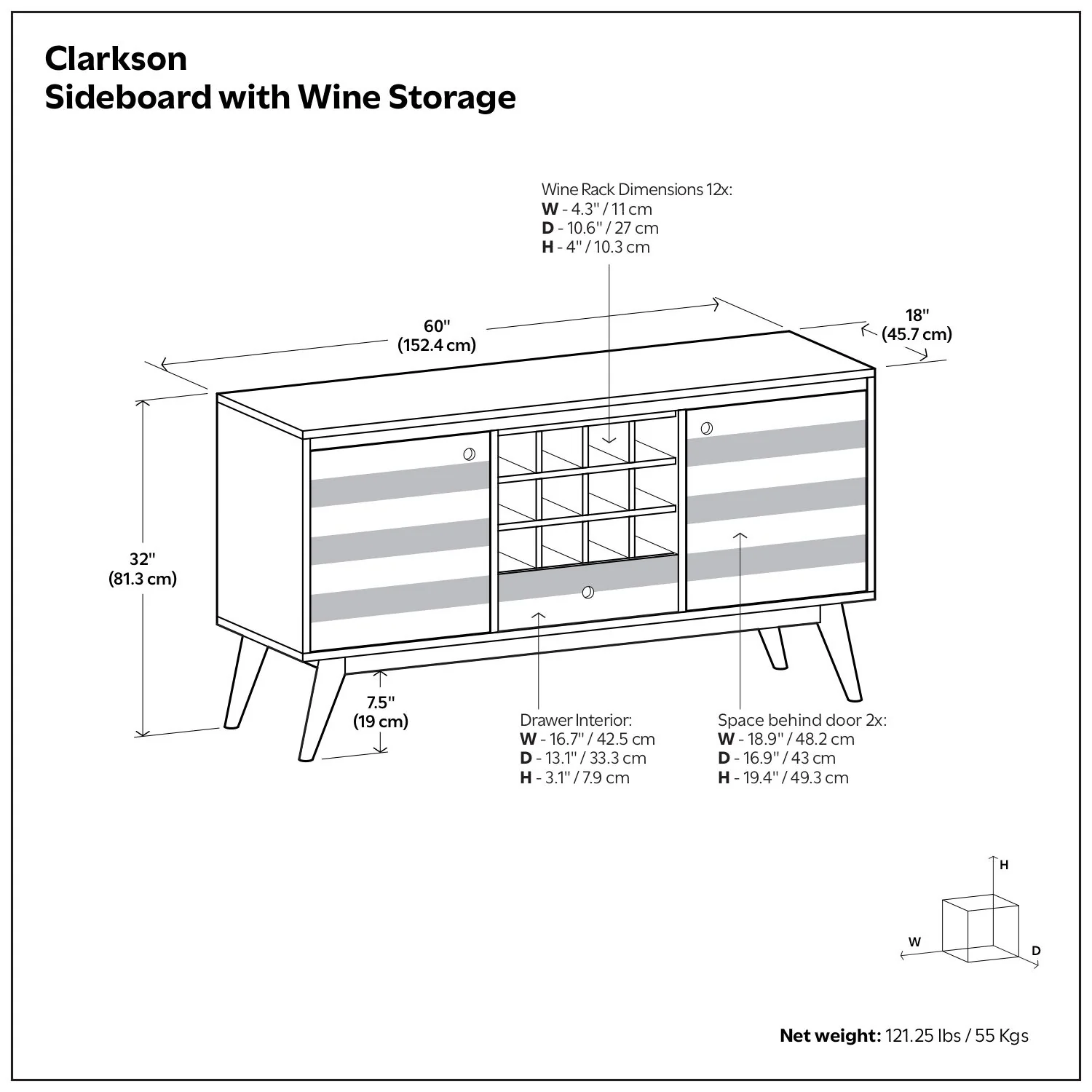 9021-clarkson-sideboard-with-storage-brown-6.webp Clarkson - Sideboard With Storage - Brown