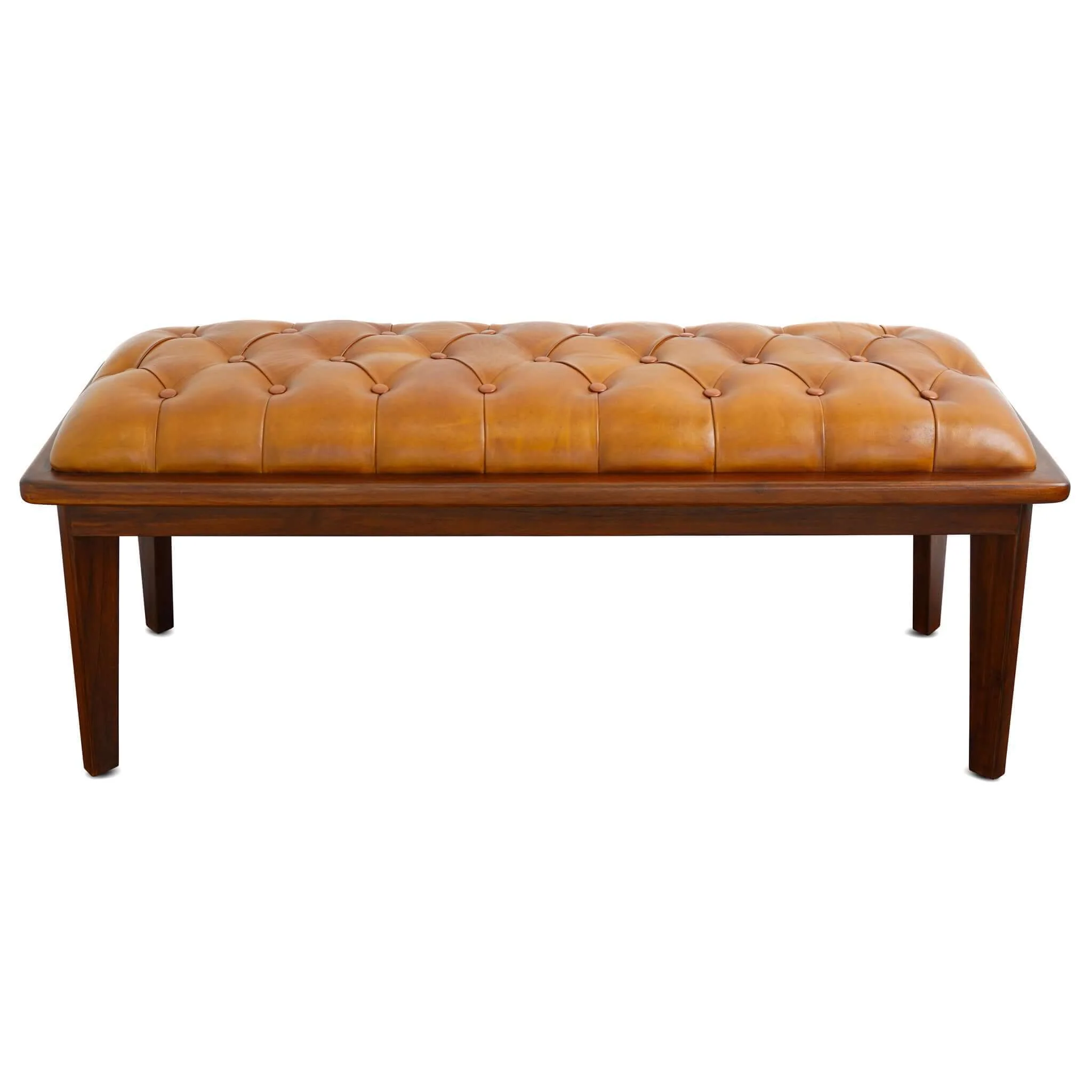9027-arden-bench-with-buttons-brown-rustic-tan-1.webp Arden - Bench With Buttons - Brown / Rustic / Tan