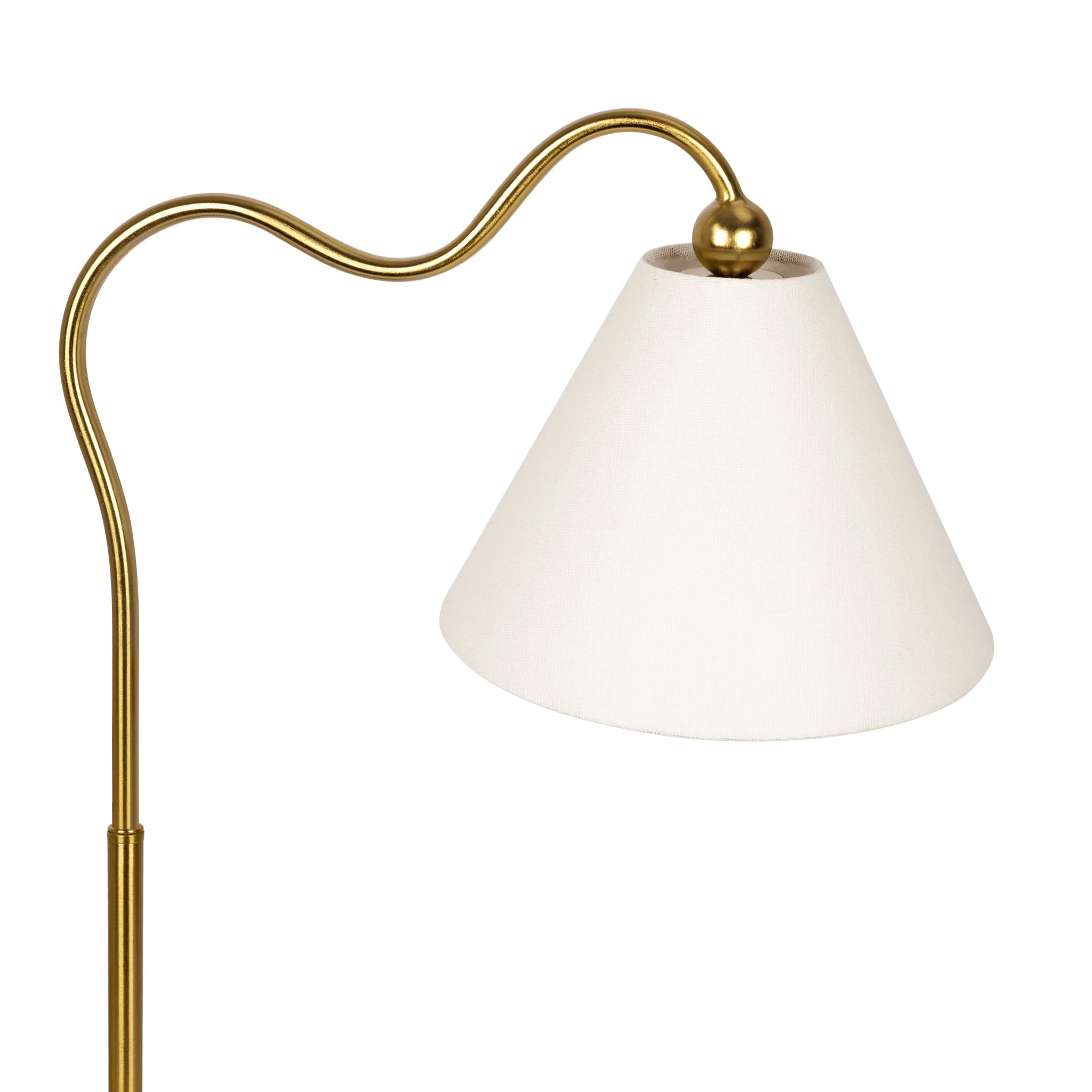 9035-ornate-ring-base-curved-table-lamp-with-triangle-drum-shade-gold-white-7.webp Ornate - Ring Base Curved Table Lamp With Triangle Drum Shade - Gold / White