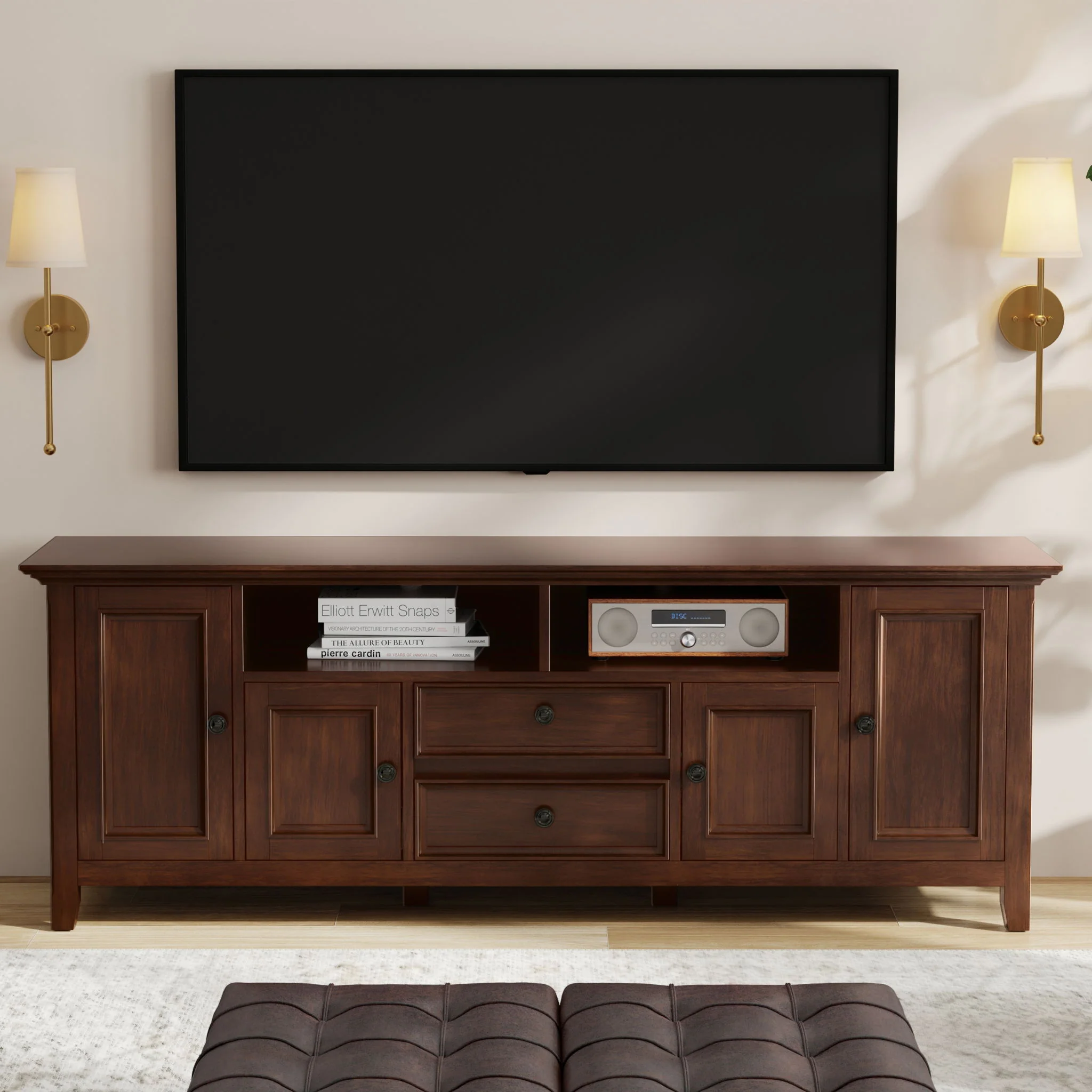 9088-amherst-tv-stand-for-tvs-up-to-80-brown-6.webp Amherst - TV Stand For TVs Up To 80" - Brown