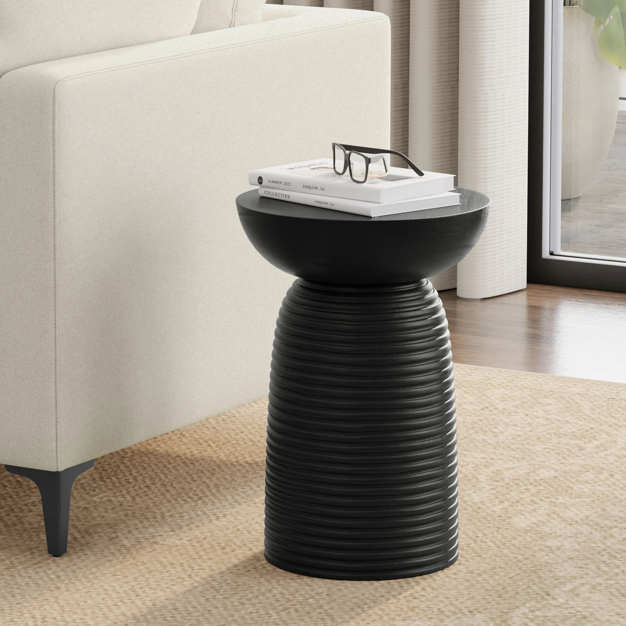 9091-boyd-ribbed-accent-table-black-7.webp Boyd - Ribbed Accent Table - Black