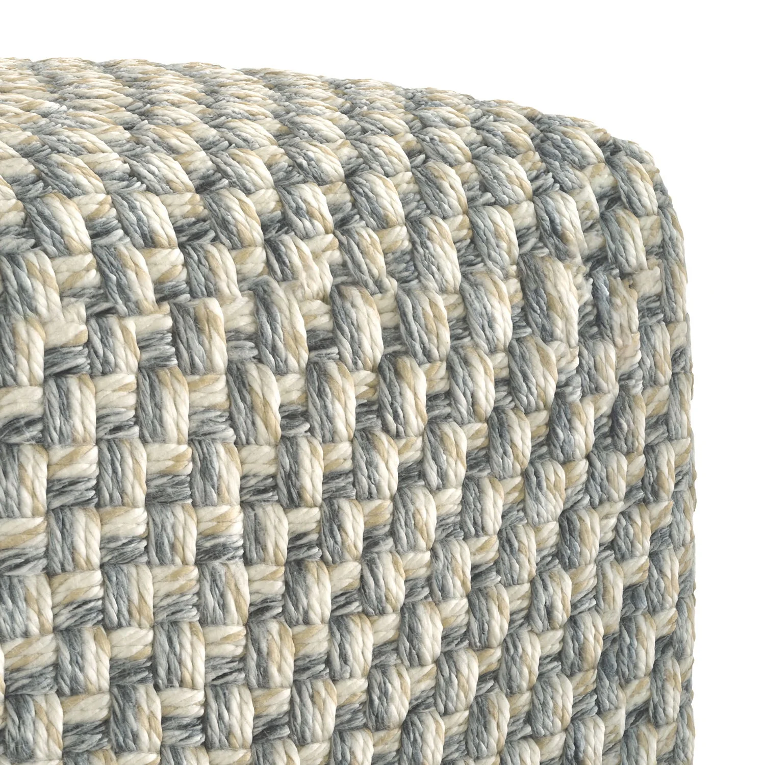 Beatrix - Square Pouf - Multicolor