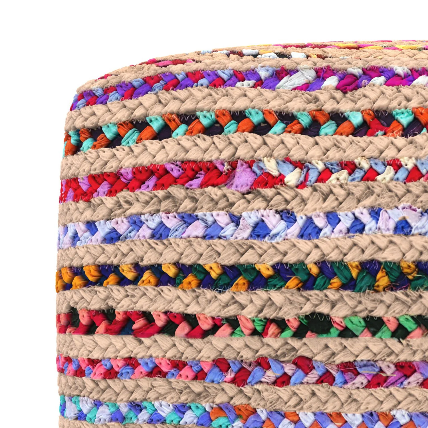 9096-margo-square-pouf-multicolor-4.webp Margo - Square Pouf - Multicolor