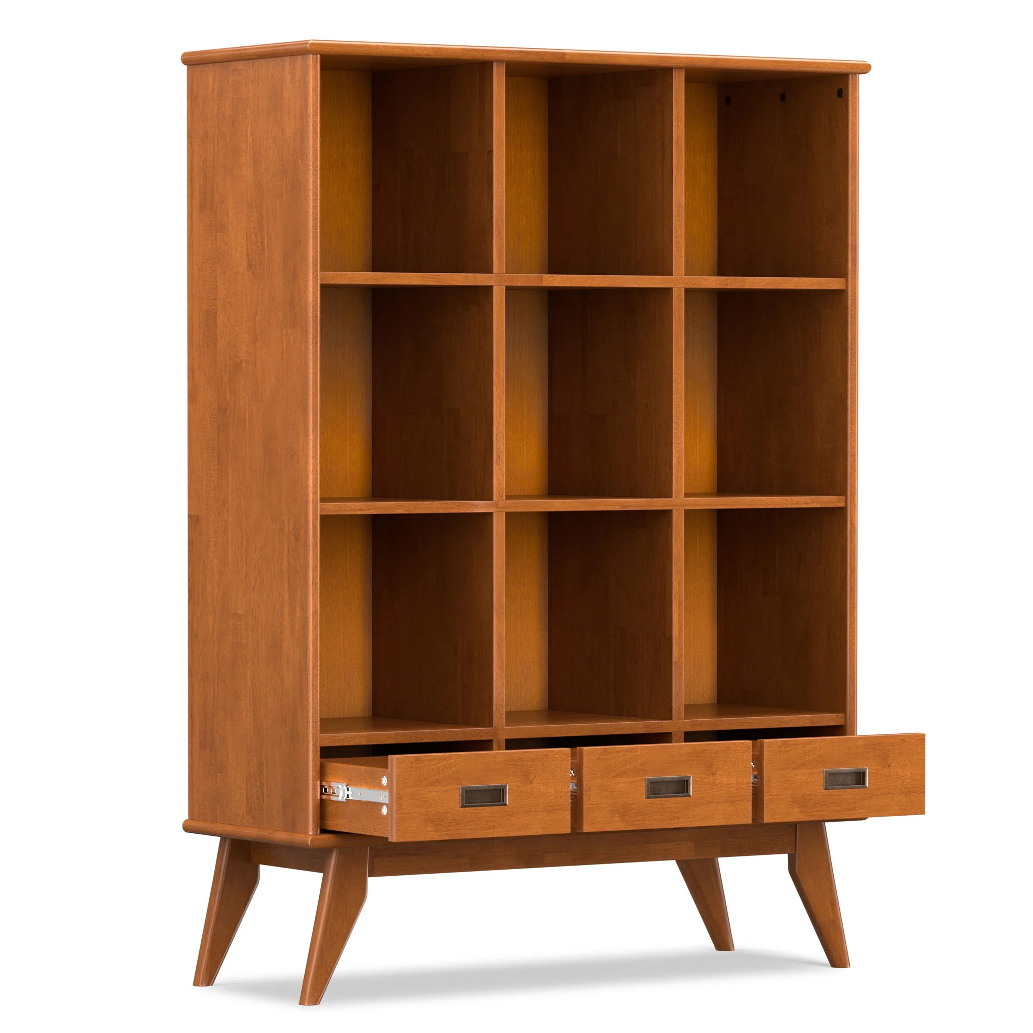 9104-draper-9-cube-storage-with-drawers-brown-1.webp Draper - 9 Cube Storage With Drawers - Brown