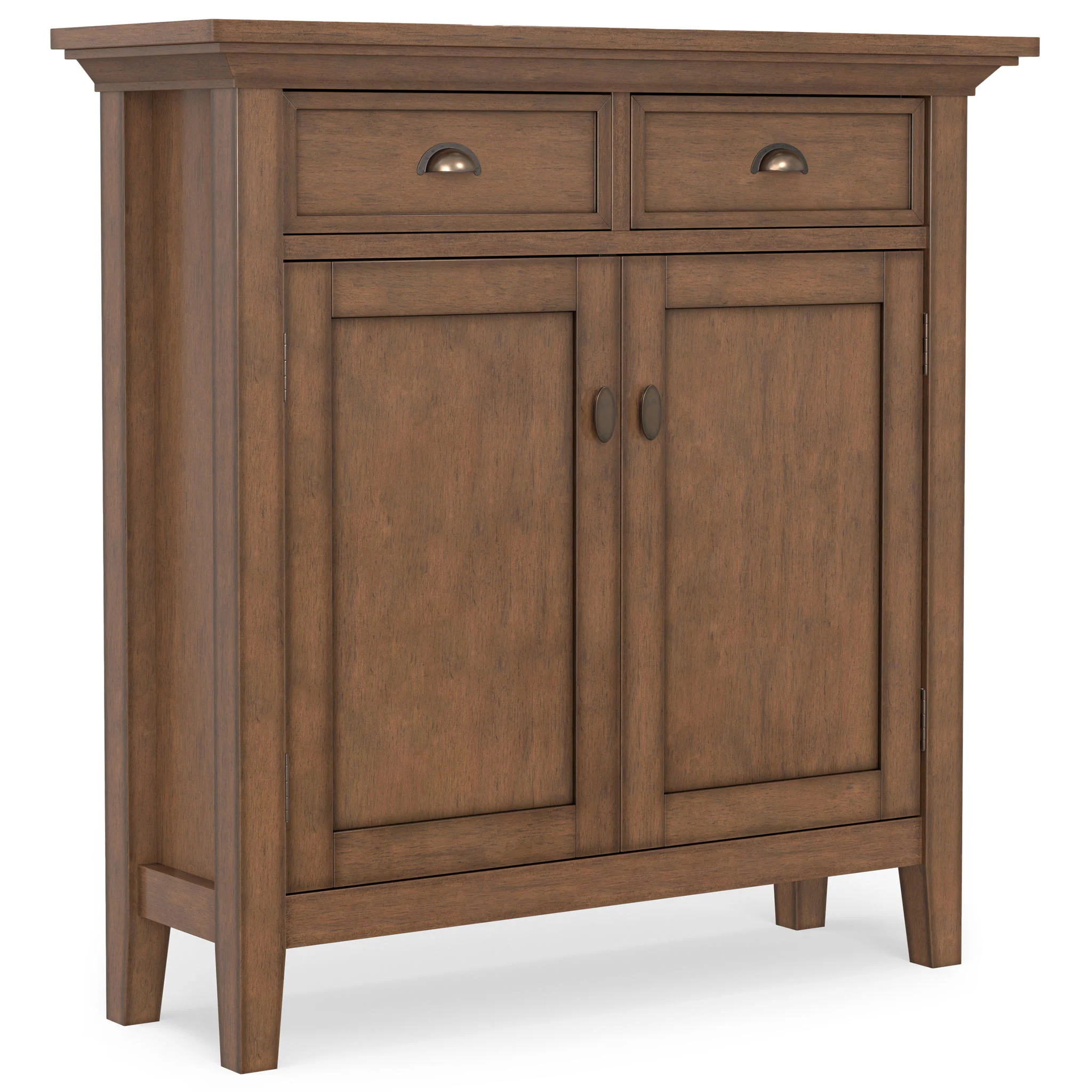 9106-redmond-entryway-cabinet-with-adjustable-shelves-and-drawers-brown-1.webp Redmond - Entryway Cabinet With Adjustable Shelves And Drawers - Brown