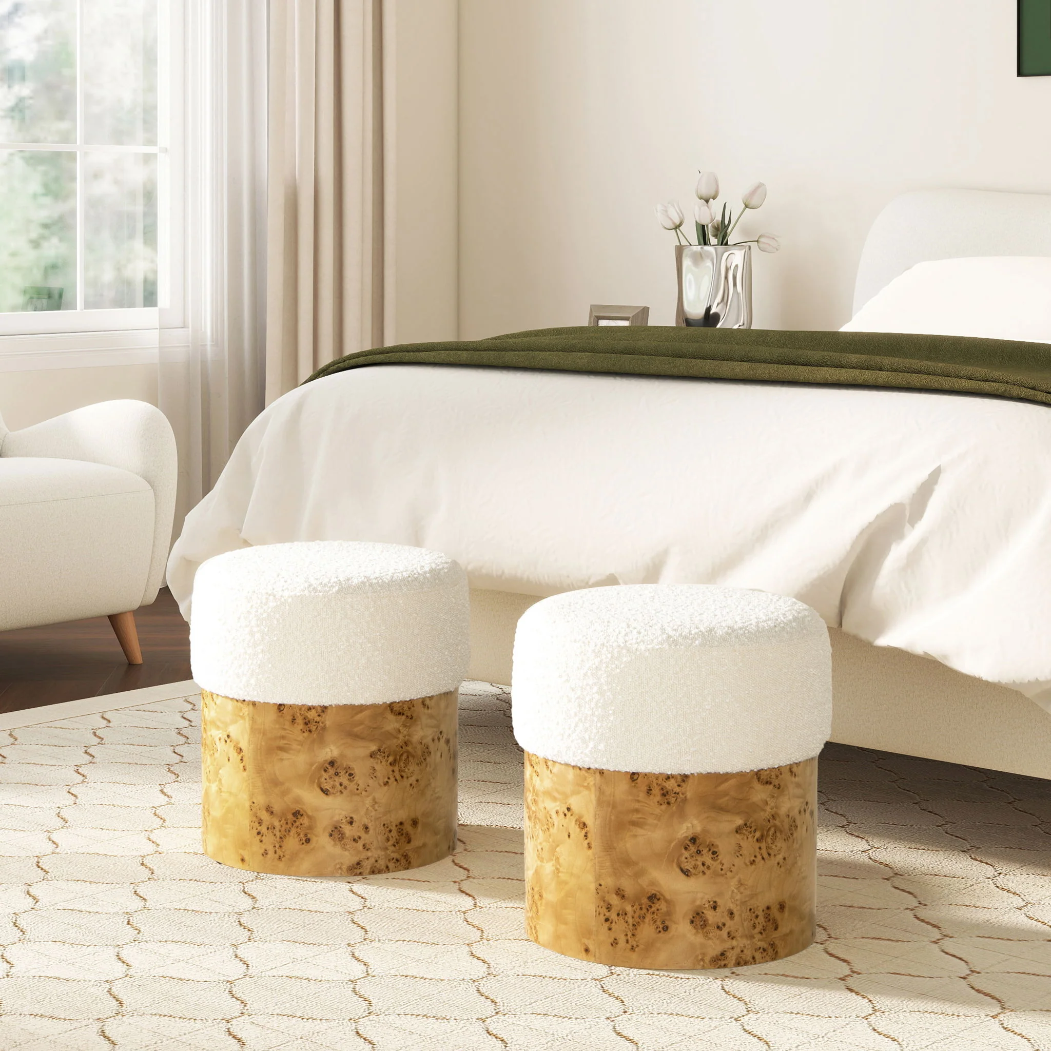 9111-nebula-round-upholstered-ottoman-white-7.webp Nebula - Round Upholstered Ottoman - White
