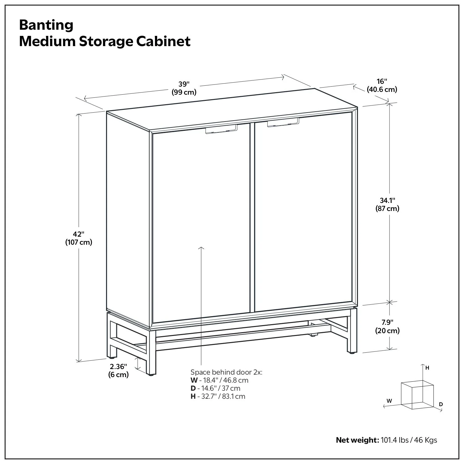 Banting - Storage Cabinet