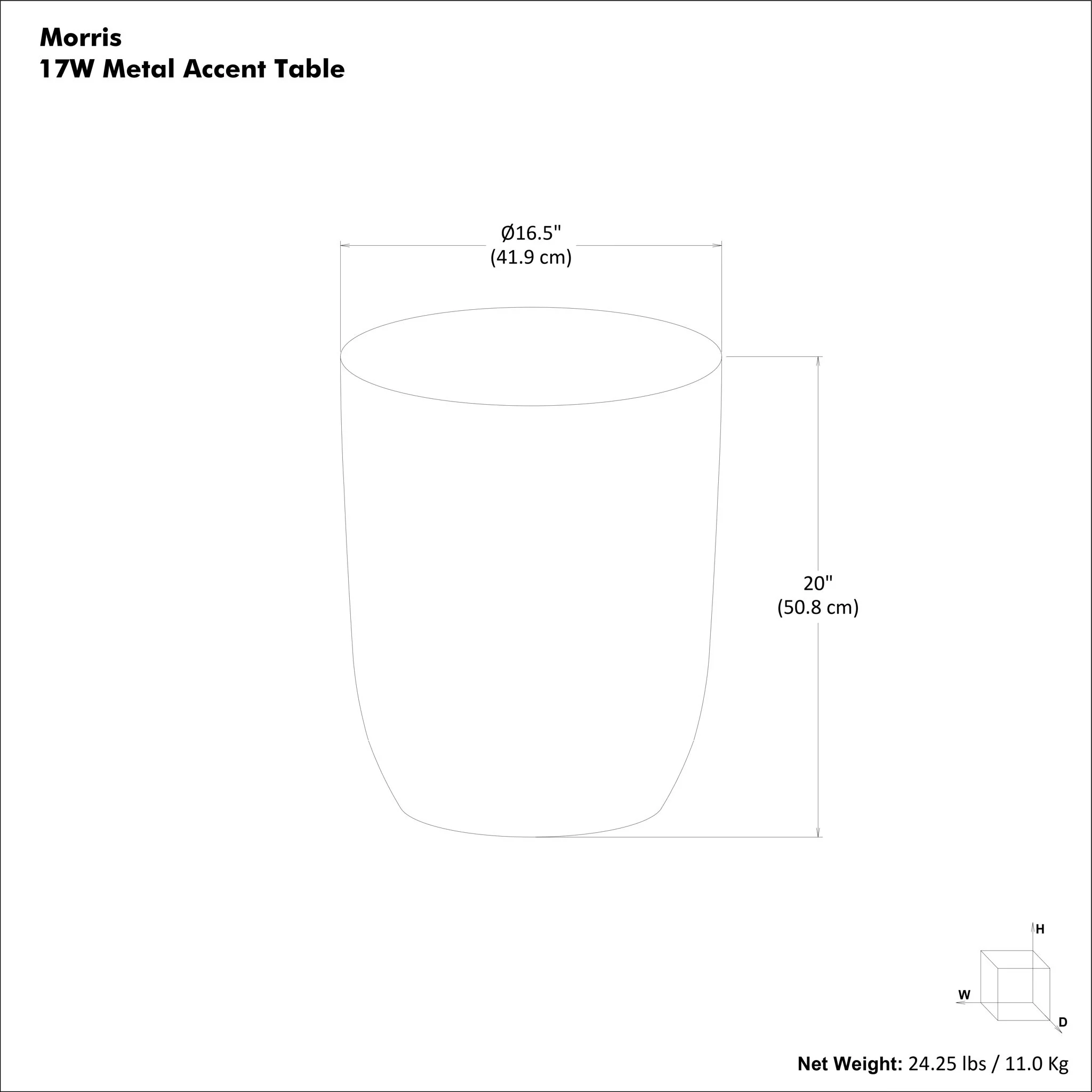 Morris - Accent Table