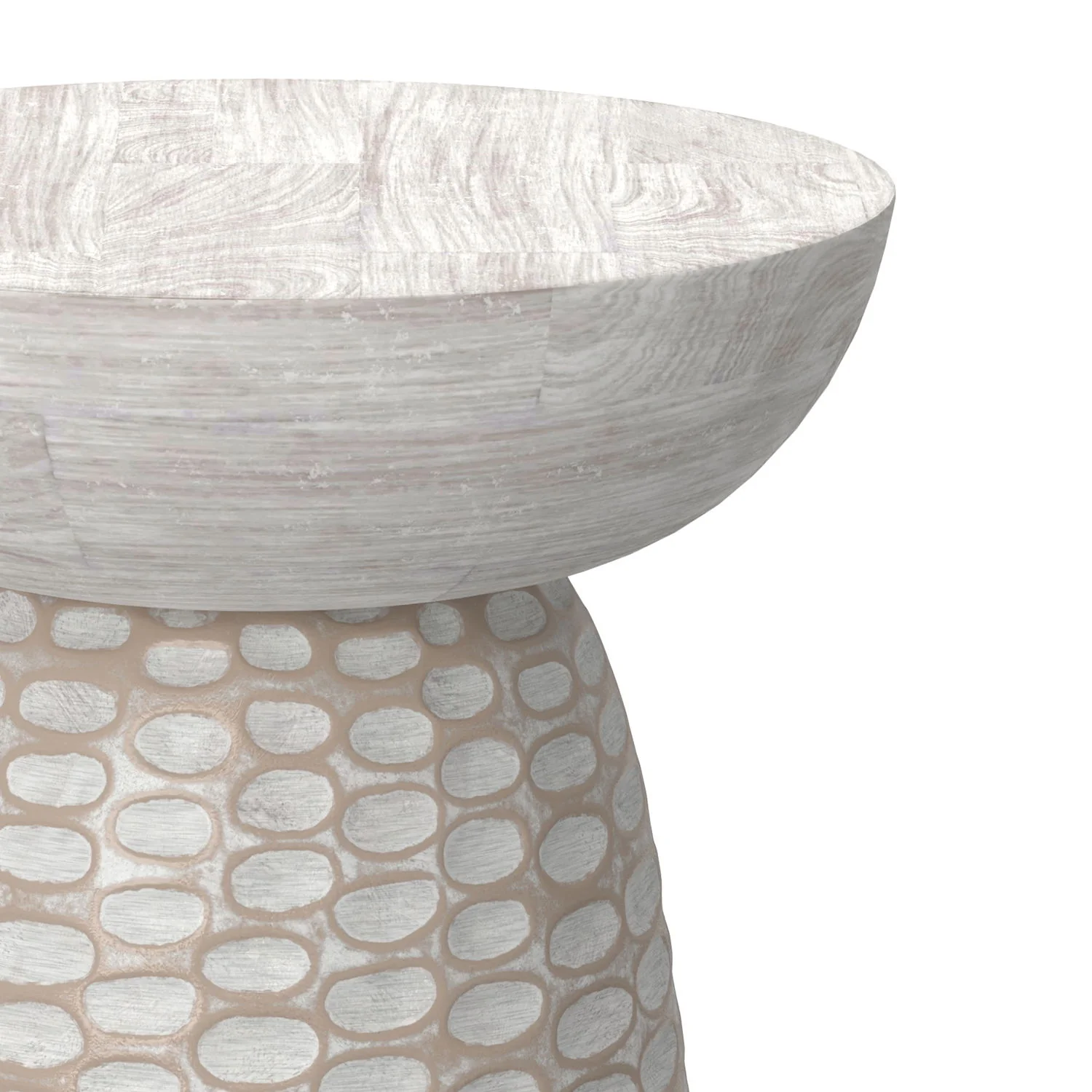 Boyd - Accent Table - White Wash