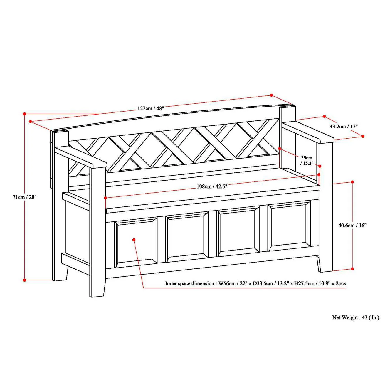 9173-amherst-compact-entryway-storage-bench-16.webp Amherst - Compact Entryway Storage Bench