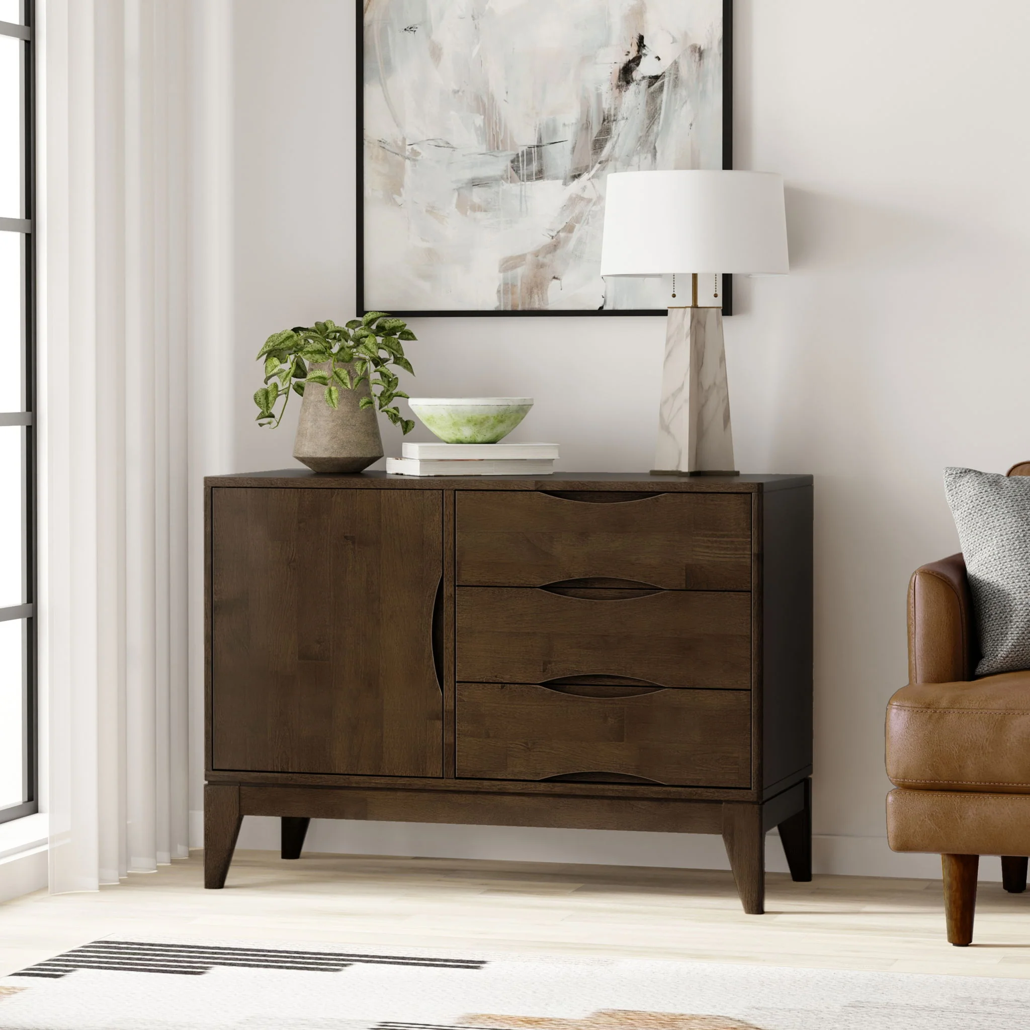 9193-harper-3-drawer-sideboard-walnut-brown-6.webp Harper - 3 Drawer Sideboard - Walnut Brown
