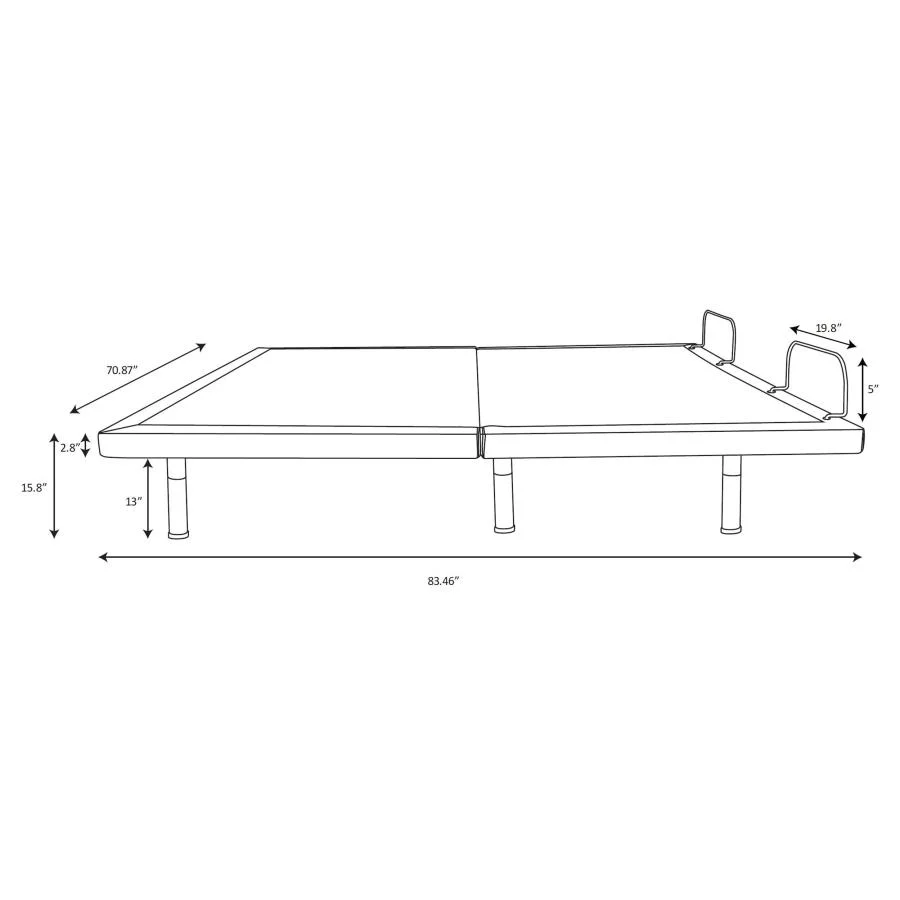 Negan - Adjustable Bed Base