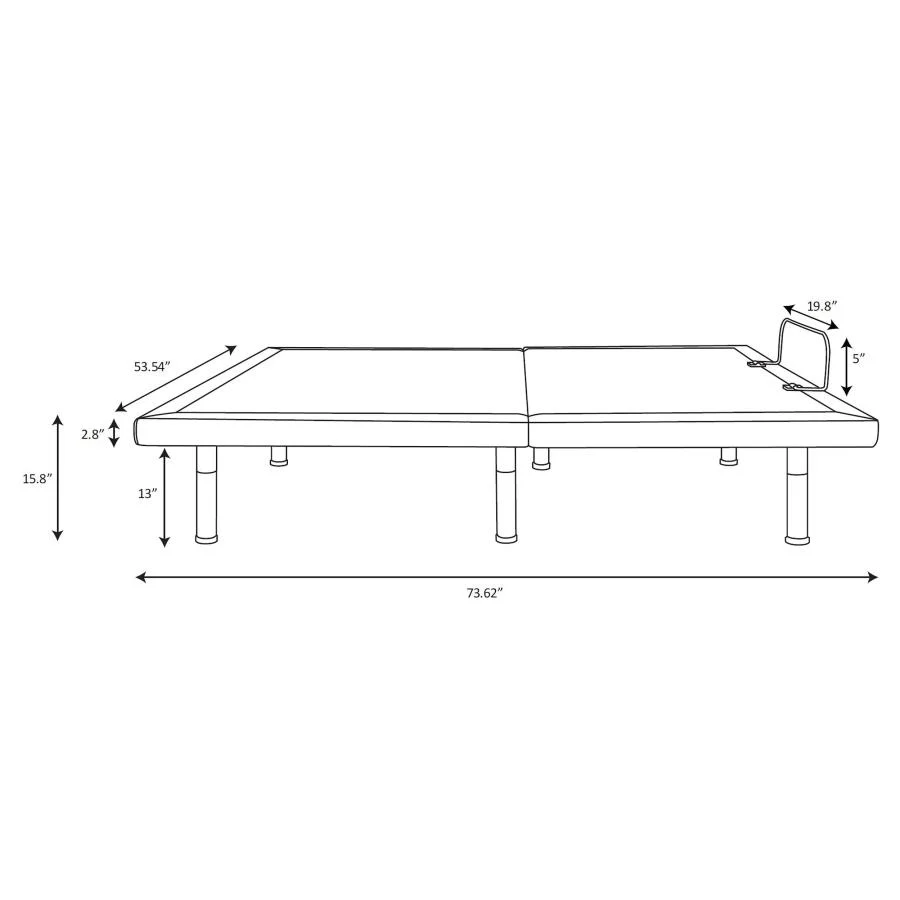 Negan - Adjustable Bed Base