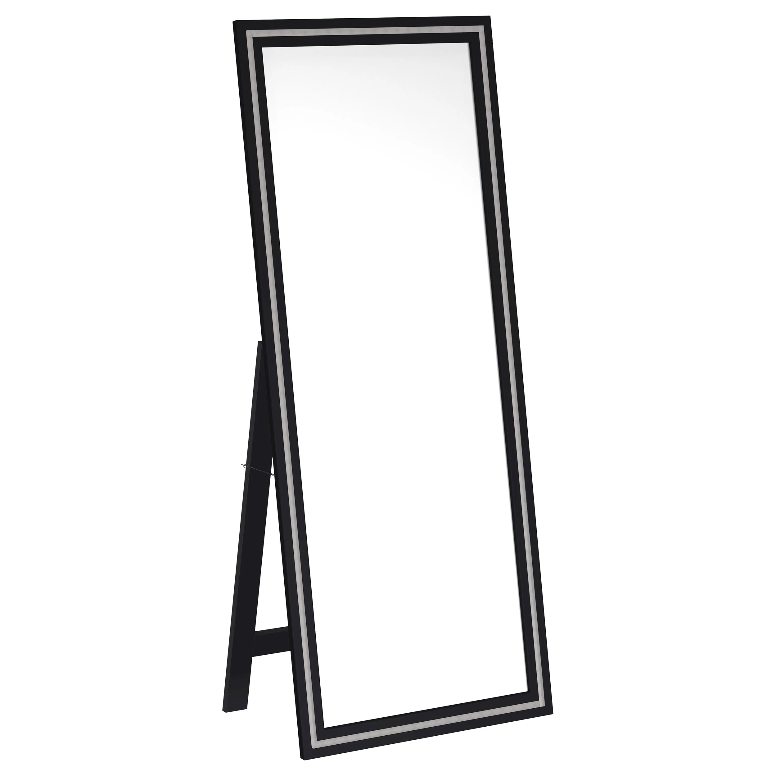 9296-windrose-28-x-67-inch-tempered-led-standing-mirror-black-1.webp Windrose 28 x 67 Inch Tempered LED Standing Mirror Black