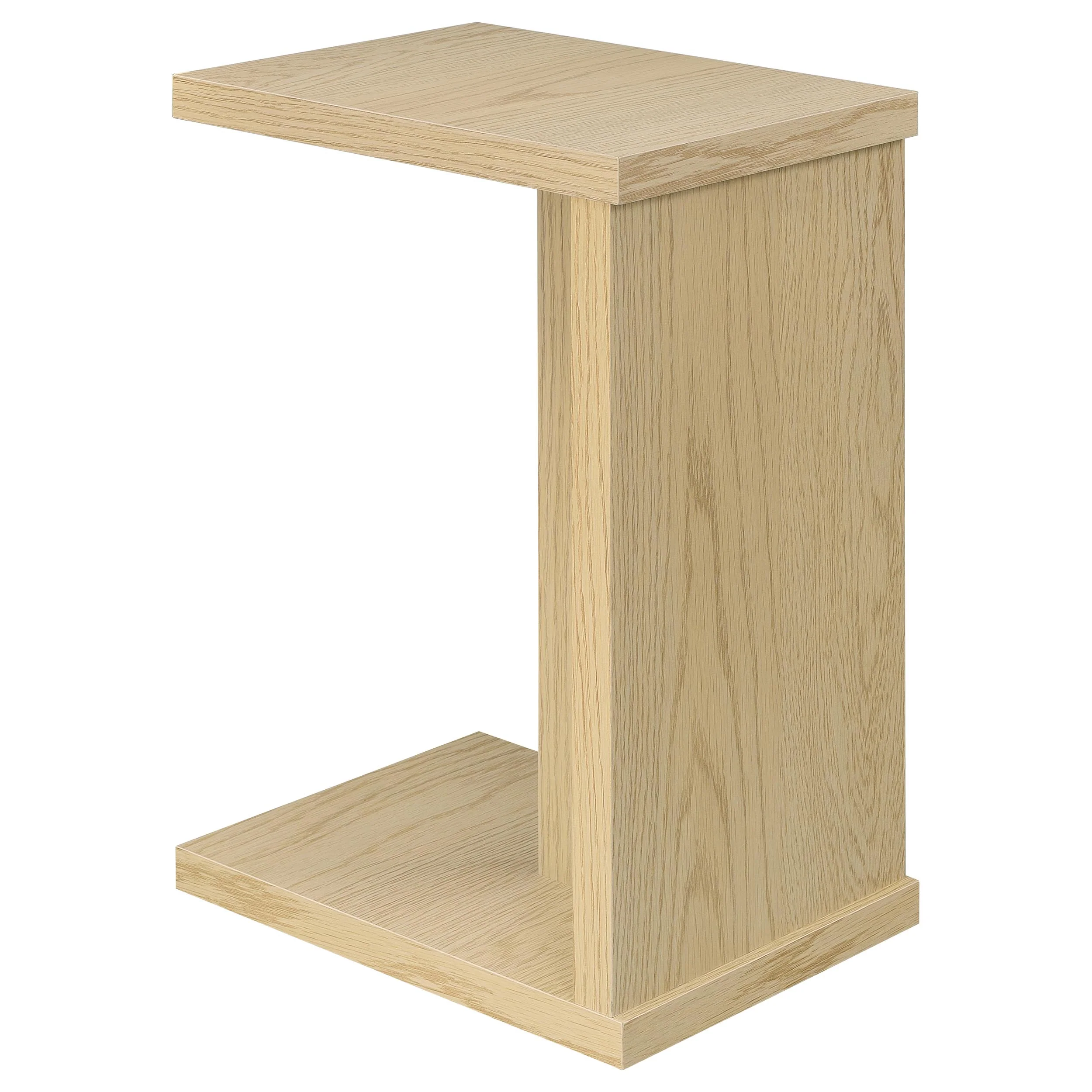 9297-clower-engineered-wood-c-shaped-sofa-side-table-light-oak-6.webp Clower Engineered Wood C-Shaped Sofa Side Table Light Oak