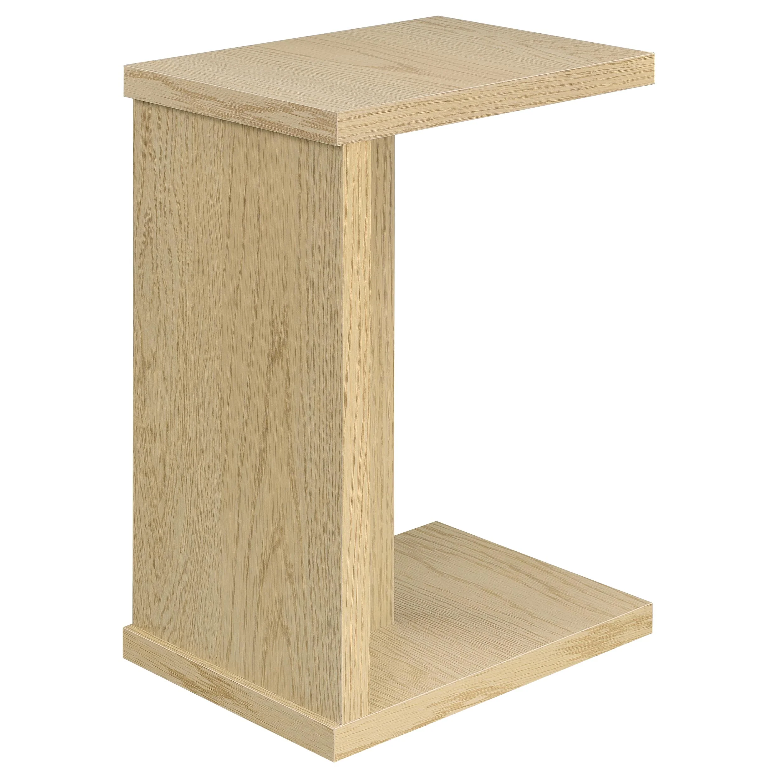 9297-clower-engineered-wood-c-shaped-sofa-side-table-light-oak-7.webp Clower Engineered Wood C-Shaped Sofa Side Table Light Oak