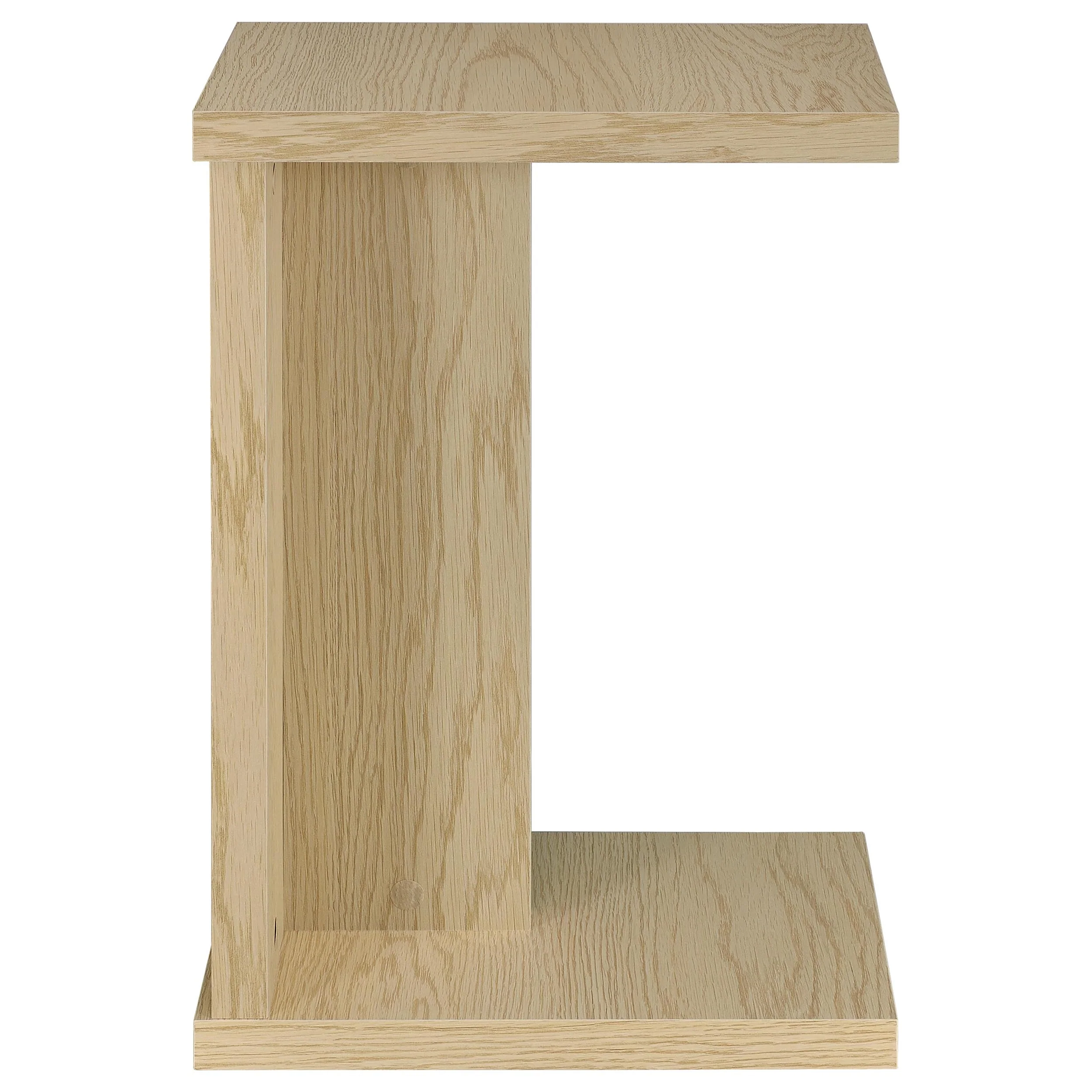 9297-clower-engineered-wood-c-shaped-sofa-side-table-light-oak-8.webp Clower Engineered Wood C-Shaped Sofa Side Table Light Oak