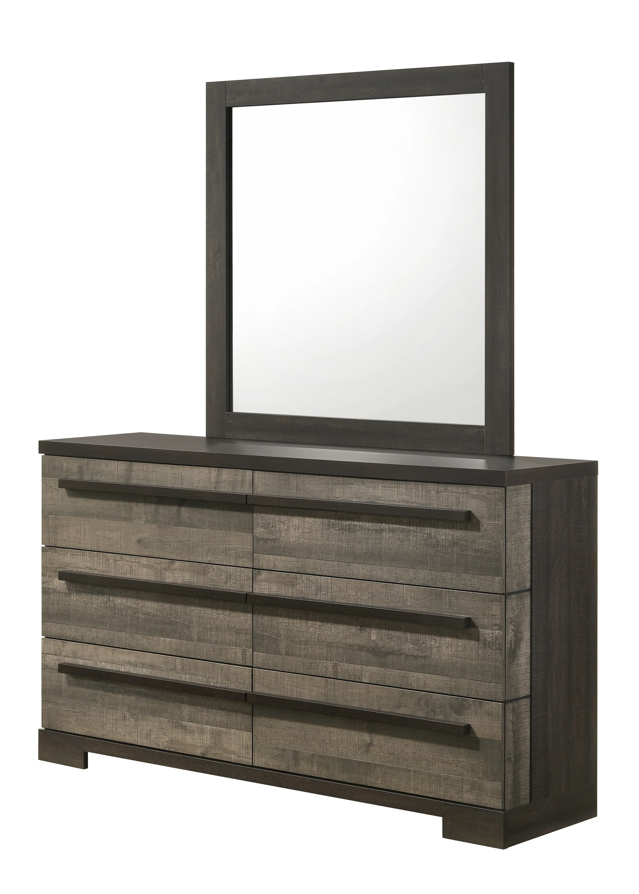 Remington Dresser Mirror Gray/Ebony