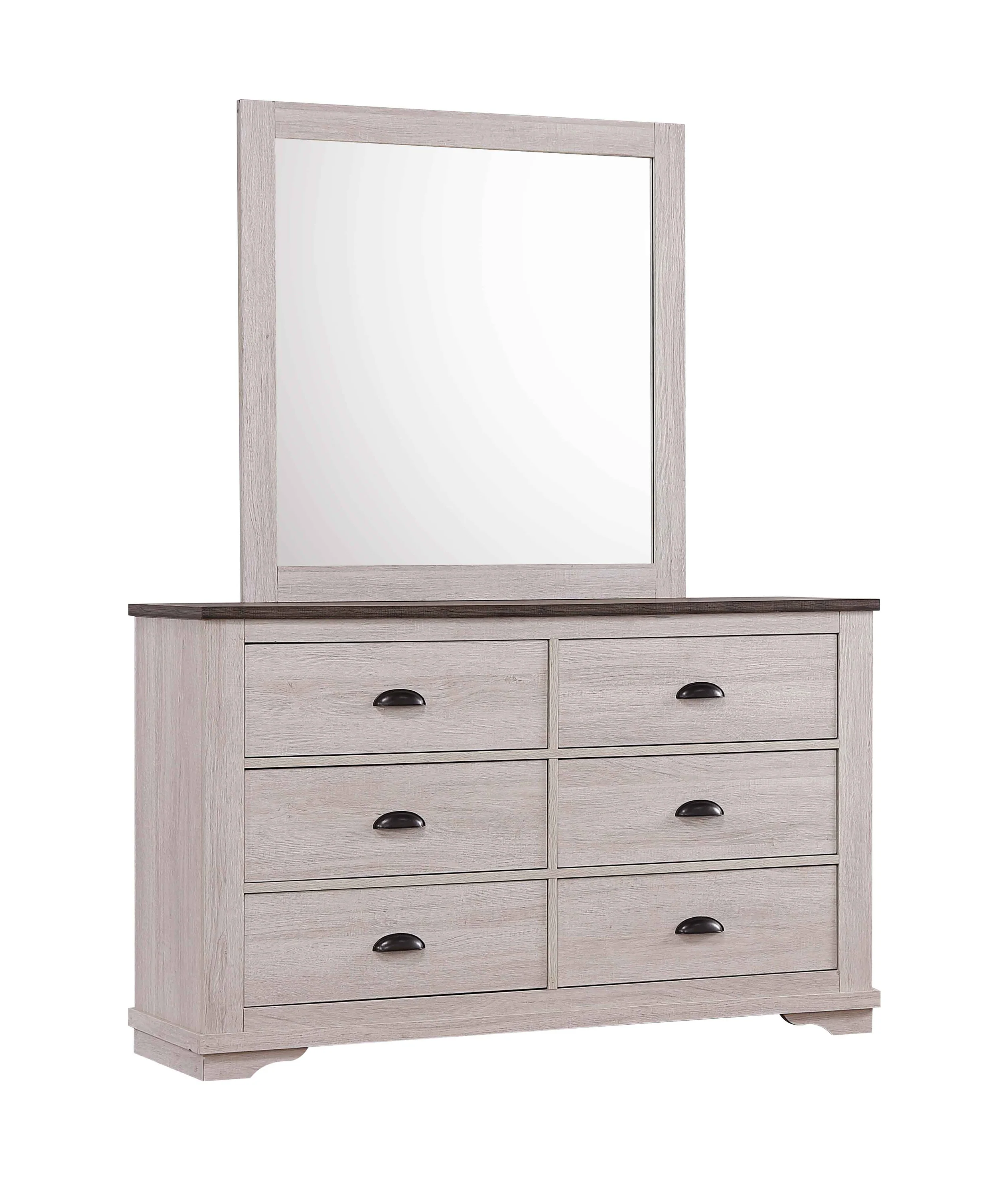 Coralee Dresser Chalk/Grey