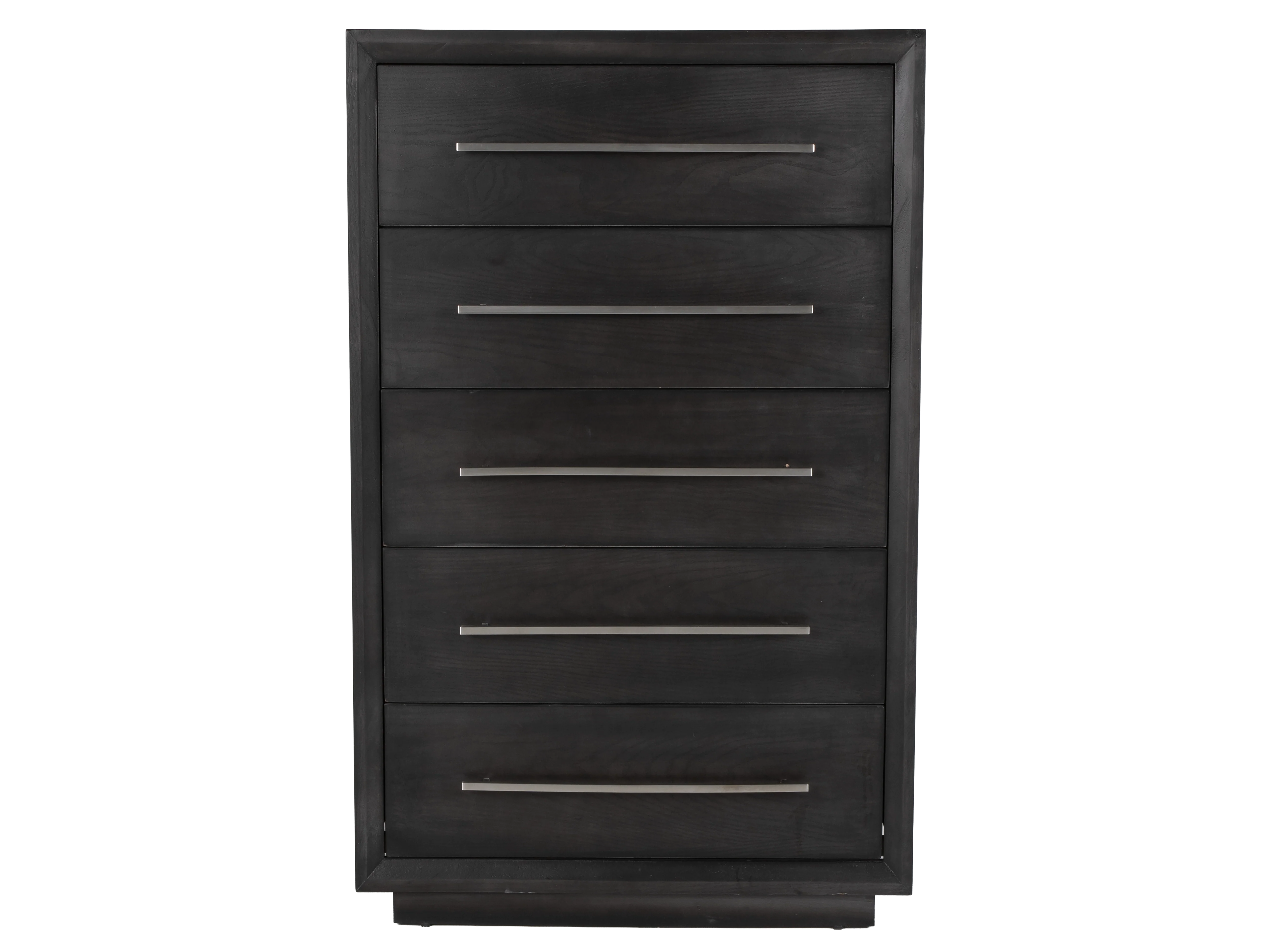 Durango Sofia Grey 5-Drawer Chest with Brushed Nickel Bar Pulls