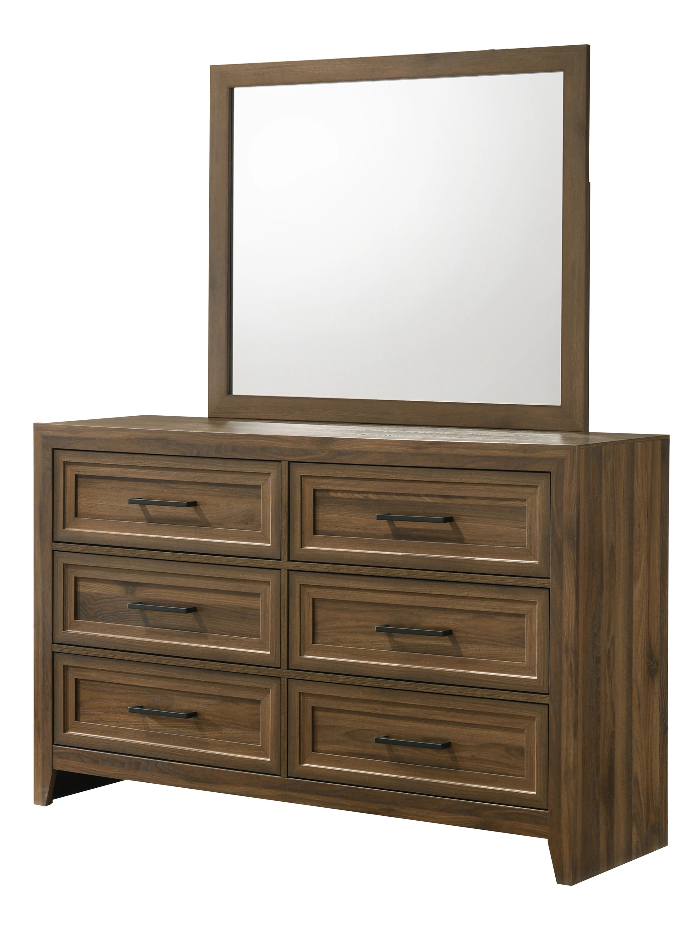 Lorraine Dresser Mirror Brown