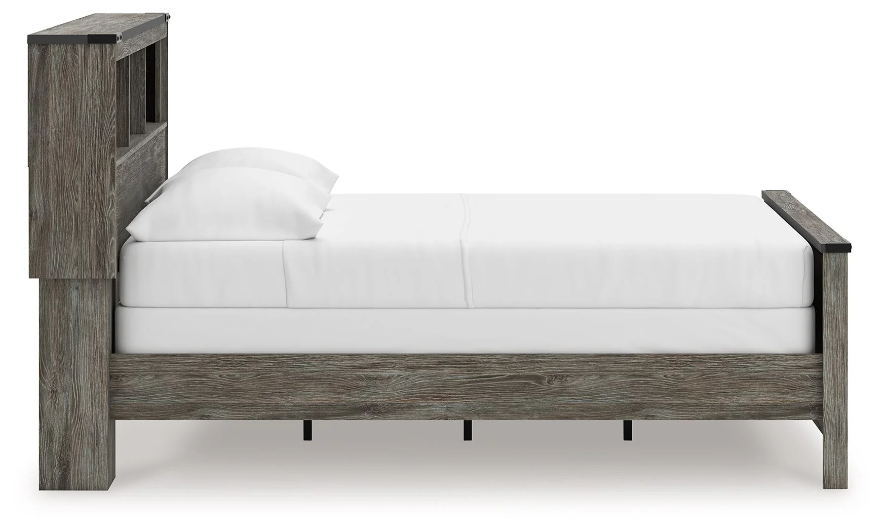 Frandern - Bookcase Panel Bed