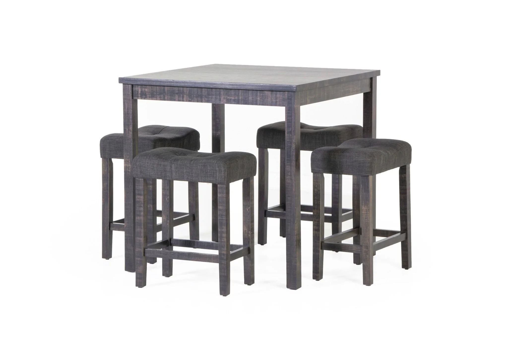Modern Gray 5-Piece Counter Height Dining Set